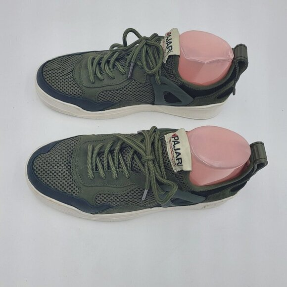Pajar Comfort Fit Green Mesh & Leather Yano Sneakers Men's US Size 8 / 8.5 - Picture 3 of 12